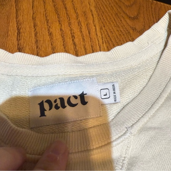 Pact Essential Sweatshirt Dress Size Large Organic Cotton Pockets NWT - Picture 2 of 8